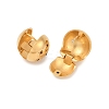 304 Stainless Steel Rhinestone Hoop Earrings EJEW-M041-01G-01-2