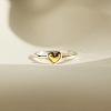 Heart 925 Sterling Silver Finger Rings for Women FS-WG1734C-01-3