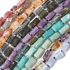 Natural Rhodonite & Chrysocolla & Rose Quartz & Pink Opal & Labradorite & Amazonite & Lepidolite & Larimar Beads Strands G-C270-K11-1