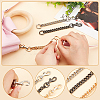 3Pcs 3 Colors Iron Bag Curb Chains DIY-WR0001-94-3