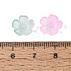 Transparent Plastic Bead Caps KY-Q005-02A-11-4