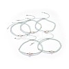 Adjustable Nylon Cord Braided Bead Bracelets BJEW-P256-B07-2