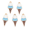 Alloy Enamel Pendants LS-X-ENAM-R059-06B-RS-1