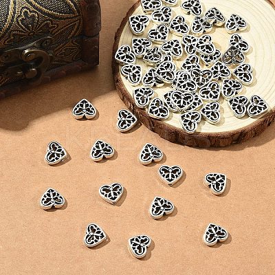 120Pcs Tibetan Style Alloy Beads FIND-YW0008-80-1