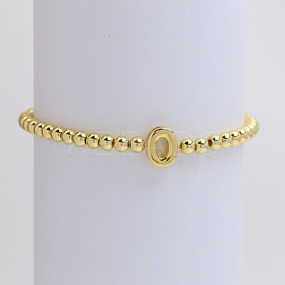 Brass Beaded Stretch Bracelets for Women FS-WG560D0-15-1