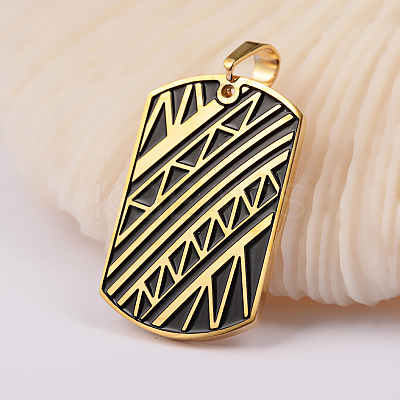 304 Stainless Steel Enamel Pendants STAS-O075-07AG-1