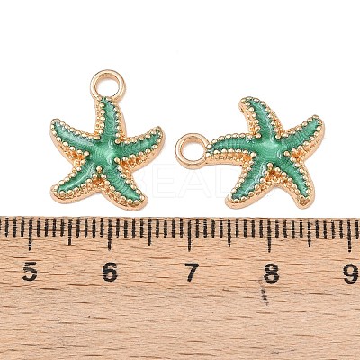 Alloy Enamel Pendants PALLOY-XCP0002-13-1