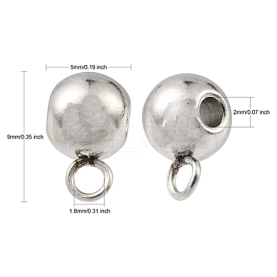Tarnish Resistant 304 Stainless Steel Tube Bails STAS-F143-20P-1