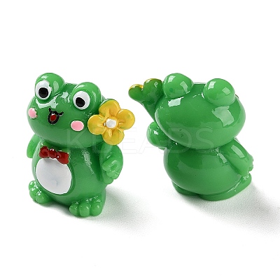 Cartoon Cute Resin 3D Frog Figurines RESI-Z024-01A-1
