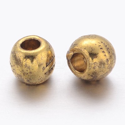 Tibetan Style Alloy Beads GLF0239Y-1