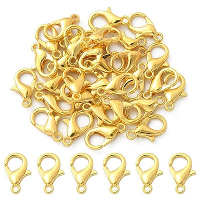 Zinc Alloy Lobster Claw Clasps FIND-YW0001-71G-1