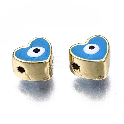 Alloy Enamel Beads PALLOY-Q441-036B-RS-1