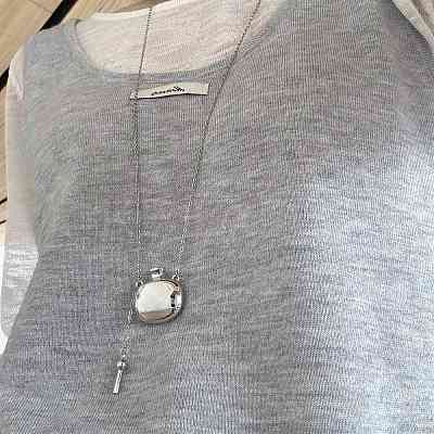 Alloy Pendant Cable Chain Necklaces for Women WG8C0D7-01-1