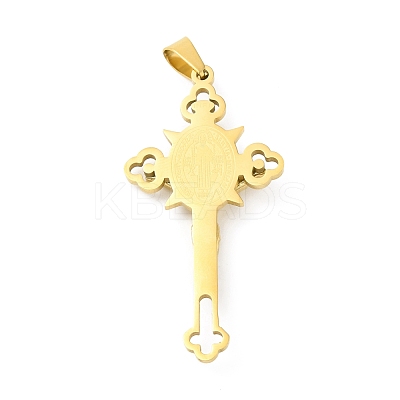 PVD Vacuum Plating 304 Stainless Steel Big Pendants STAS-D052-03G-1