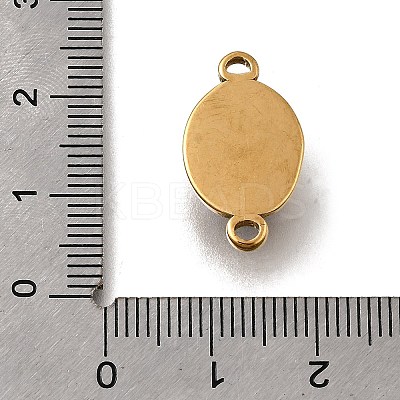 304 Stainless Steel Pave Natural Tiger Eye Connector Charms STAS-F318-17G-1