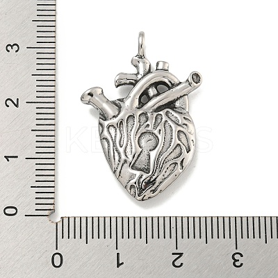 316 Surgical Stainless Steel Pendants STAS-E212-38AS-1