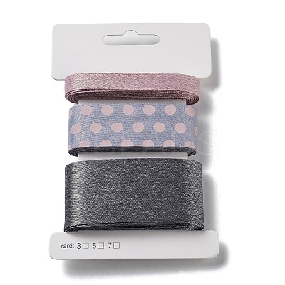 9 Yards 3 Styles Polyester Ribbon SRIB-C002-02E-1