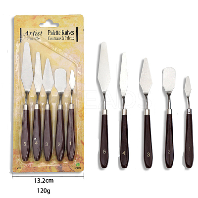 5Pcs Painting Knife Sets PW-WG71730-01-1
