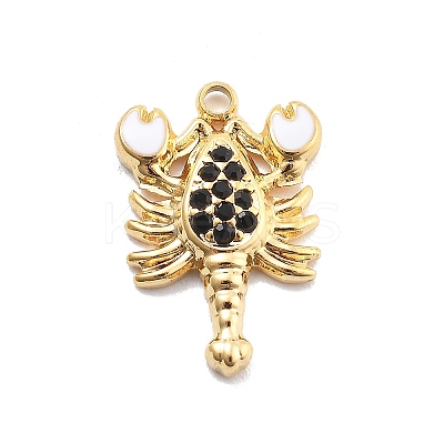 304 Stainless Steel Eanmel Pendants RESI-R155-016G-1