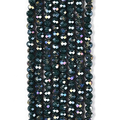 Electroplate Glass Beads Strands EGLA-A044-P3mm-B12-1