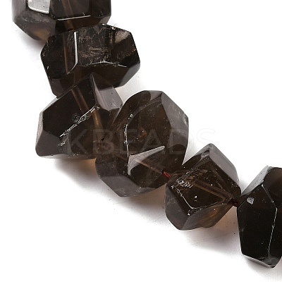 Natural Smoky Quartz Beads Strands G-F796-D06-01-1