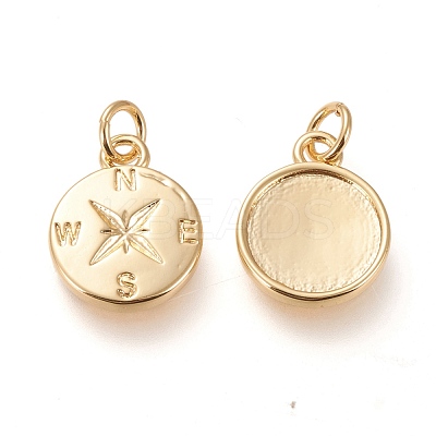 Brass Charms KK-L006-007G-1