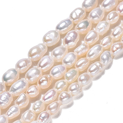 Natural Cultured Freshwater Pearl Beads Strands X1-PEAR-N012-03D-1
