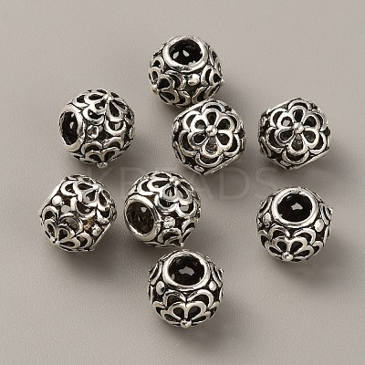Tibetan Style Alloy European Beads FIND-TAC0002-065B-03-1