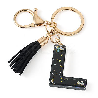 1Pc Resin Letter Keychains KEYC-TADJ0001-09L-1