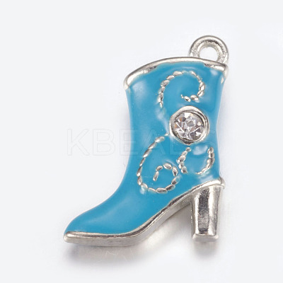 Alloy Enamel Pendants X-E516-1-1