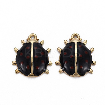 Alloy Enamel Pendants ENAM-N055-027E-NR-1
