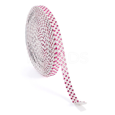 3 Yards Resin Self Adhesive Sewing Trim Hotfix Rhinestone Tape DIY-TA0013-15C-1