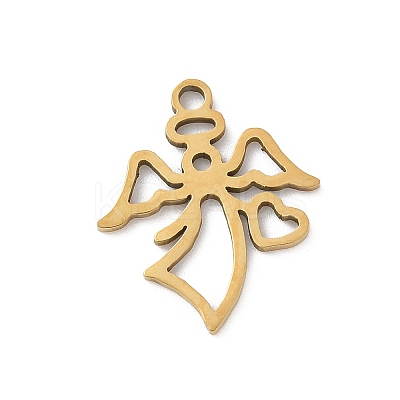 201 Stainless Steel Pendants STAS-S157-01E-G-1