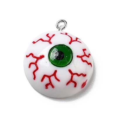 Halloween Opaque Resin Pendants RESI-B011-05-1