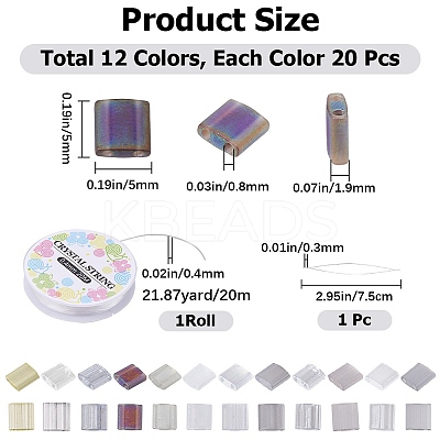 DIY Tile Bracelet Making Kit DIY-CN0002-64C-1