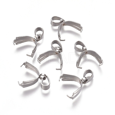 Tarnish Resistant 304 Stainless Steel Ice Pick Pinch Bails STAS-M274-013P-1