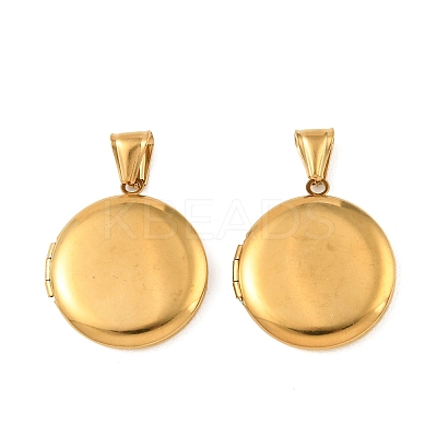 316 Stainless Steel Locket Pendants STAS-K321-11C-G-1