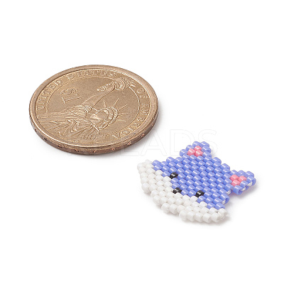 Handmade Loom Pattern MIYUKI Seed Beads PALLOY-MZ00064-02-1