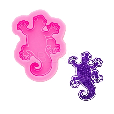 Four-Legged Snake/gecko Silicone Molds X-DIY-F104-07-1