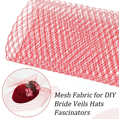 1M Polyester Mesh Fabric AJEW-GA0006-88A-1