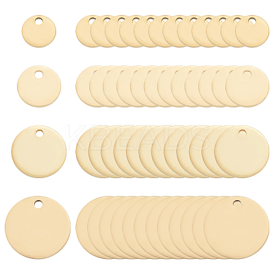 120Pcs 4 Style 201 Stainless Steel Laser Cut Charms STAS-BC0003-72-1