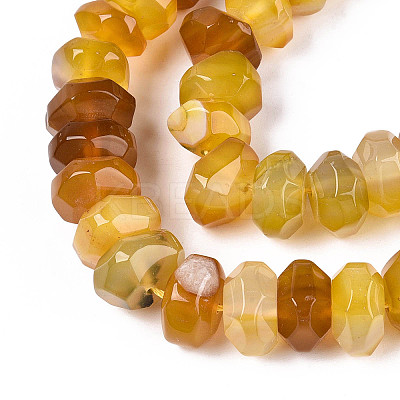 Natural Agate Beads Strands G-N356-01A-18-1