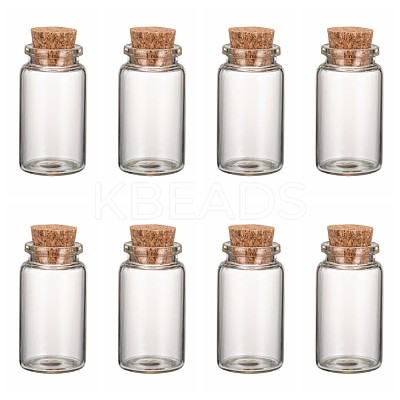 Glass Jar Glass Bottles AJEW-H004-4-1