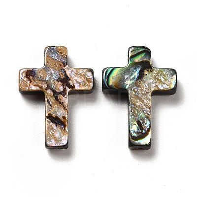 Natural Paua Shell Beads SHEL-G014-08-1