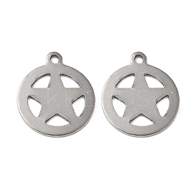 201 Stainless Steel Pendants STAS-I330-042P-1