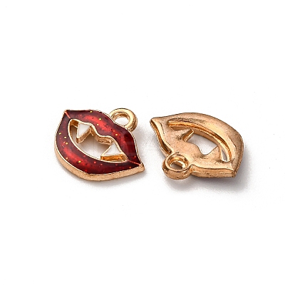 Halloween Alloy Enamel Pendants FIND-I056-01E-KCG-1