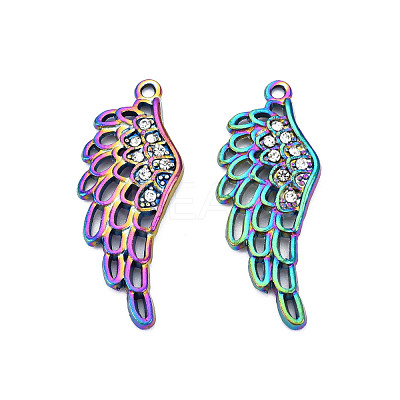 Rainbow Color Alloy Pendants PALLOY-T054-158-1
