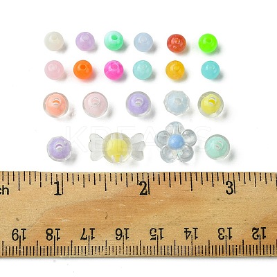 848Pcs 21 Styles Acrylic Beads OACR-FS0001-59-1
