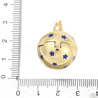 Brass Micro Pave Cubic Zirconia Locket Pendants KK-H203-13G-1