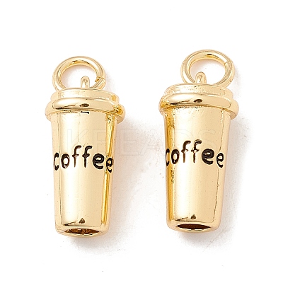 Brass Pendants X-KK-P217-18G-1